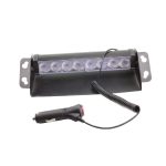 چراغ پلیسی رو داشبورد و پشت شیشه سوپر ال ای دی