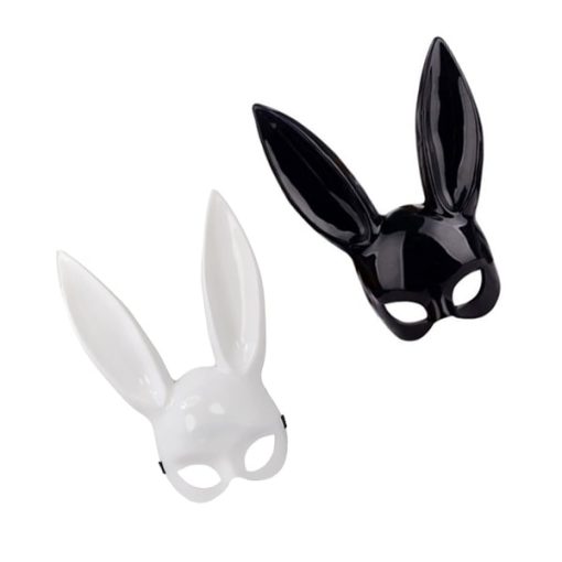 ماسک ترسناک هالووین مدل خرگوش جنس پلاستیکی
