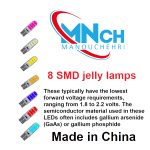 لامپ چراغ کوچک ژله ای 8 تایی بسته 2 عددی
