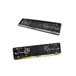 قاب پلاک خودرو مدل پلاستیکی با ورق فلزی