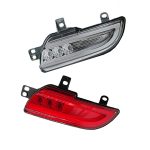 چراغ مه شکن عقب خودرو پژو 207 مدل 3 بعدی بسته 2 عددی