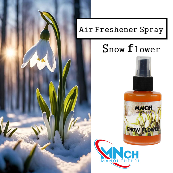 خوشبو کننده برند منوچهری 110 میل رایحه گل برفی
