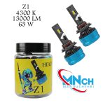 هدلایت برند منوچهری مدل Z1 رنگ زرد بسته 2 عددی